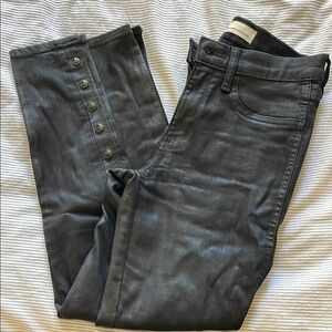Gap black coated denim - size 27